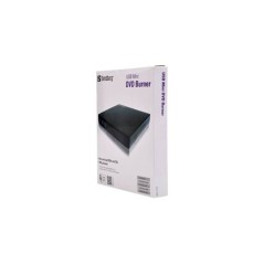 Sandberg USB Mini DVD Burner - Powerful External DVD Writer for Easy Data Storage & Backup (5705730133664)